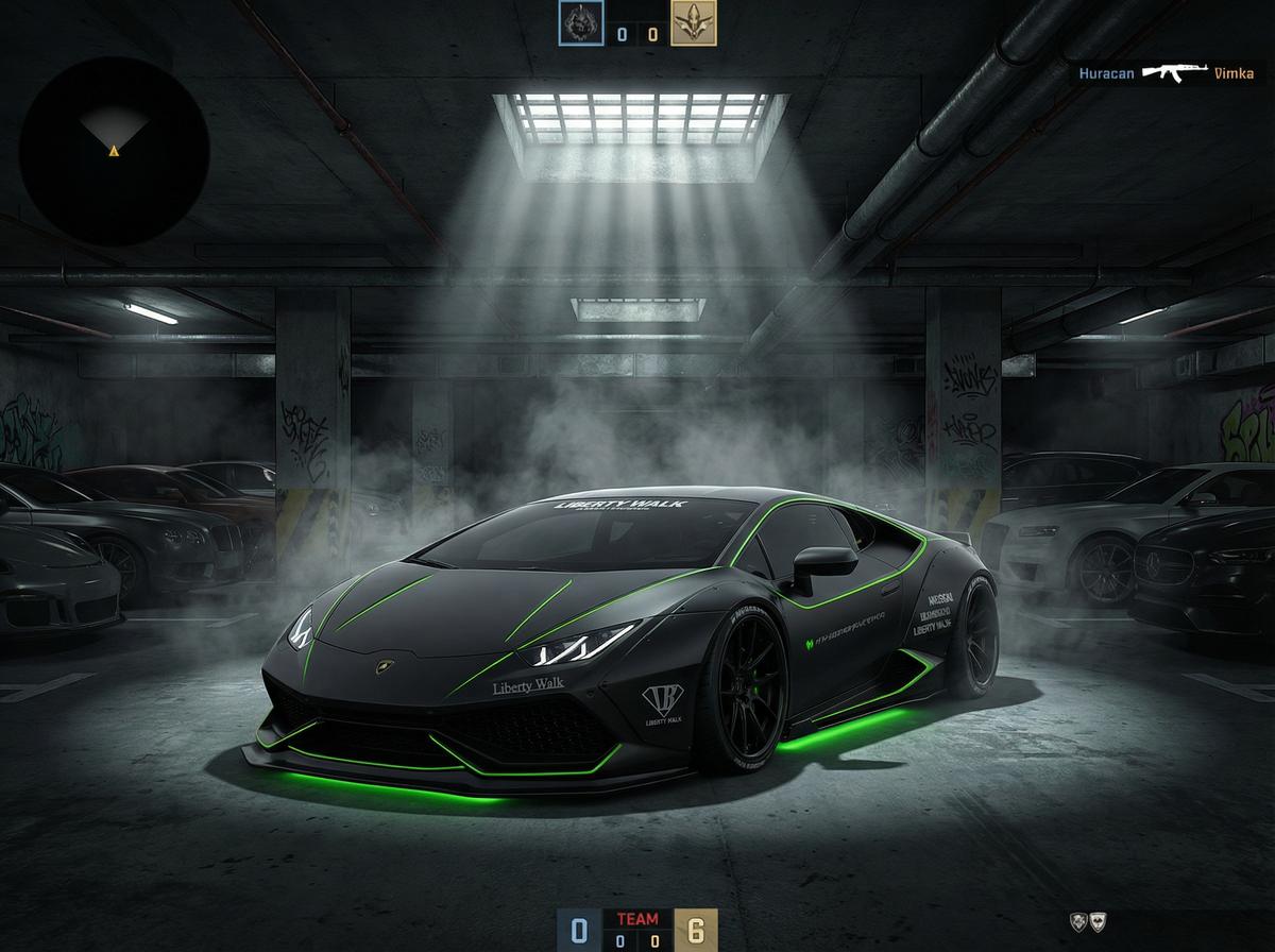 兰博基尼宽体改装视频全程